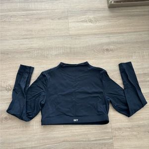 Set Active long sleeve crop top